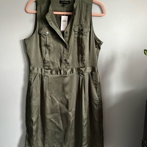 Banana Republic satin dress size 12P